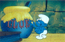 Hogatha hat sich gerade in einen Schlumpf verwandelt.