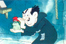 Hat Gargamel Papa Schlumpf in eine Kr�te verwandelt?